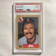 1987 Topps - Bobby Grich #677 PSA 8