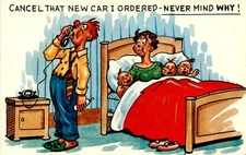 CARI ORDERED, Lustercomics, TICHNOR BROS., INC., B Postcard