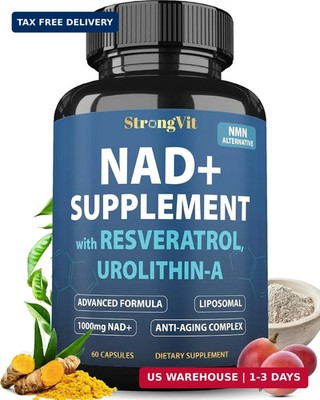 Suplemento de resveratrol NAD para mujeres y hombres. Favorece la salud celular 