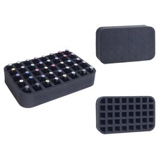 Nail Polish Organizer Holder Foam Pad with Slots for Storage 40 Bottles 15ml...