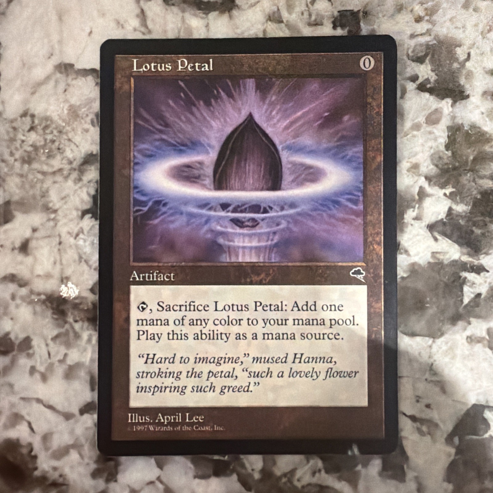 Lotus Petal MTG Tempest Unplayed NM