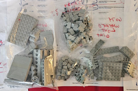 Vintage LEGO Castle: Black Falcon's Fortress (6074) Printed Instructions -NO BOX