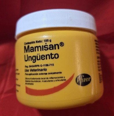 Mamisan Veterinary Ointment (100 and 200g) Soothing External Use From Mexico