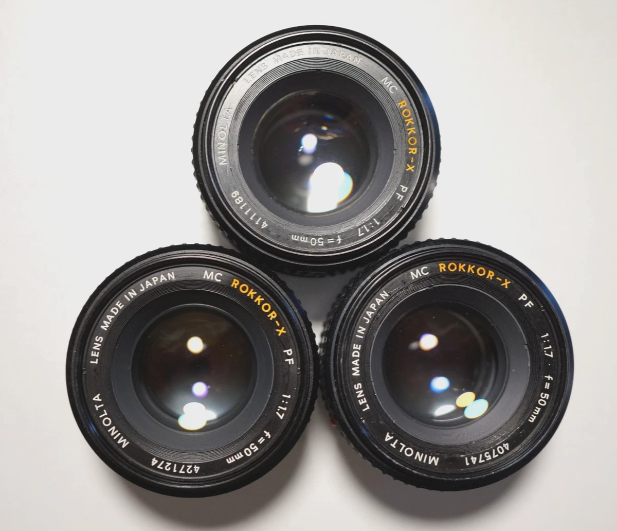 Minolta Rokkor PF 50mm Camera Lenses for sale - eBay