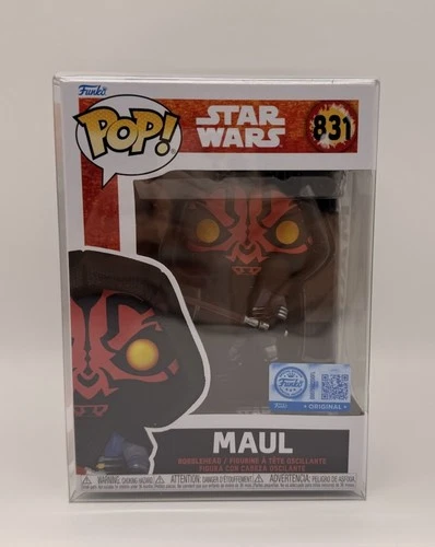 *IN HAND* FUNKO Shop POP! STAR WARS 831 DARTH MAUL SHADOW LORD + Soft Protector
