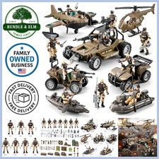 78-in-1 Army Men Toys Set Military Vehicles Action Figures Gift for Boys