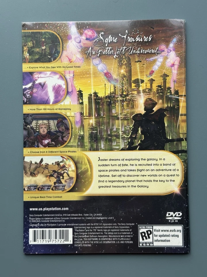 Rogue Galaxy Demo Disc (Sony PS2, 2006) Gatefold Sealed *Rare* Free Shipping - Image 2 of 2