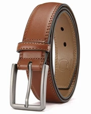 Mens Belt Leather - 1 3/8 Dress Belts for Men - Considerate Gift for Work Bus...