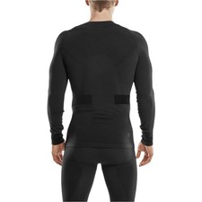 CEP Running Mens Skiing Merino Base Layer shirt Long Sleeve Wool Blend Black XL