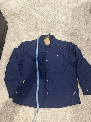 The North Face Men's Summit Navy Heatseeker Insulated M66 Stuffed Shirt Jacket M