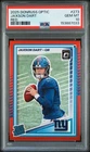 2025 PANINI DONRUSS OPTIC #273 JAXSON DART RED /149 [RC] PSA 10 POP 4 #3/149