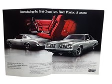 1972 Pontiac Grand Am Vintage Print Ad 4 Page Uncut 1973 Model Gm 1972 Pontiac Grand Am Vintage Print Ad 4 Page Uncut 1973 Model Gm
