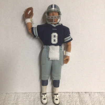 #ad Troy Aikman Dallas Cowboys 1998 Kenner Starting Lineup 12quot; Action Figure loose $19.95