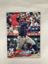 2018 Topps Ronald Acuna Jr Rookie Card #US250 Near Mint. rookie card picture