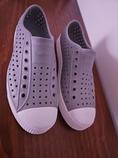 Native Gray Slip On Shoes Size M7 W9 Unisex