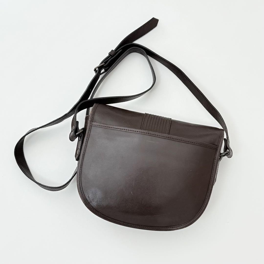 Borsa a tracolla Yves saint Laurent logo YSL marrone F62