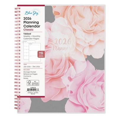 Blue Sky 110394_40_5 Joselyn Planner Floral 11x8.5 2026