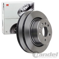 2X NK Bremsscheiben 286Mm BelÜFtet Hinten Passend FÜR Opel Omega | 203657