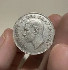 1951 Canada Silver 50-Cent Half Dollar Coin - 80% Silver