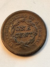 1852 Year Braided Hair Large Cents (1839-1857) for sale | eBay