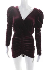 Ronny Kobo Womens Red Velvet Alicia Dress Red Size XLR 13500896