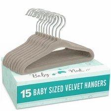 "BIG SALE" Non-Slip Velvet Clothes Hangers – 15 Pack, Gray