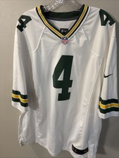 Brett Favre Jersey Green Bay Packers Nike On Field 4 Football Size XXL White