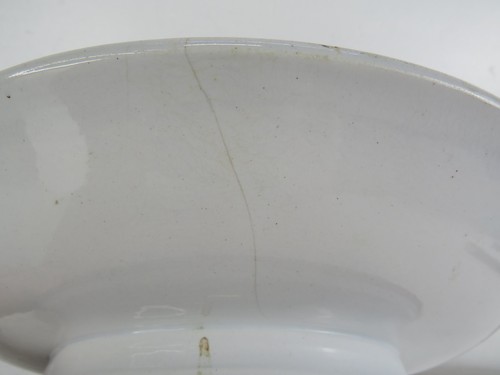 English Thomas Booth Ceramic Raised Dish plate TB & Co brown transferware bowl - Imagen 5 de 10