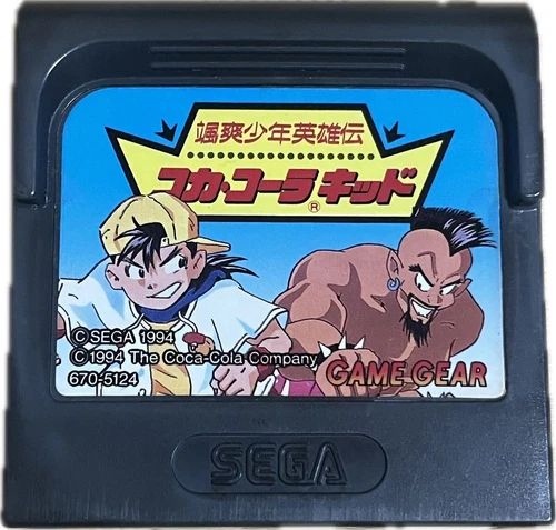 Dashing Boy Heroes Coca-Cola Kid Game Gear Software Japan AA