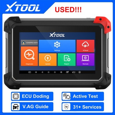 USED XTOOL EZ400PRO All System Car Diagnostic Scan Bidirectional V.AG Guide Tool
