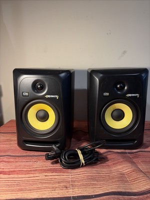 KRK Rokit 6 G3 RP6G3-NA 6'' 73W Powered Studio Monitor Speaker Pair W/ Cords