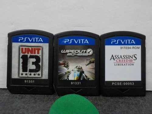 G126 Unit 13 Assassins creed III Wipeout Sony Playstation PS VITA