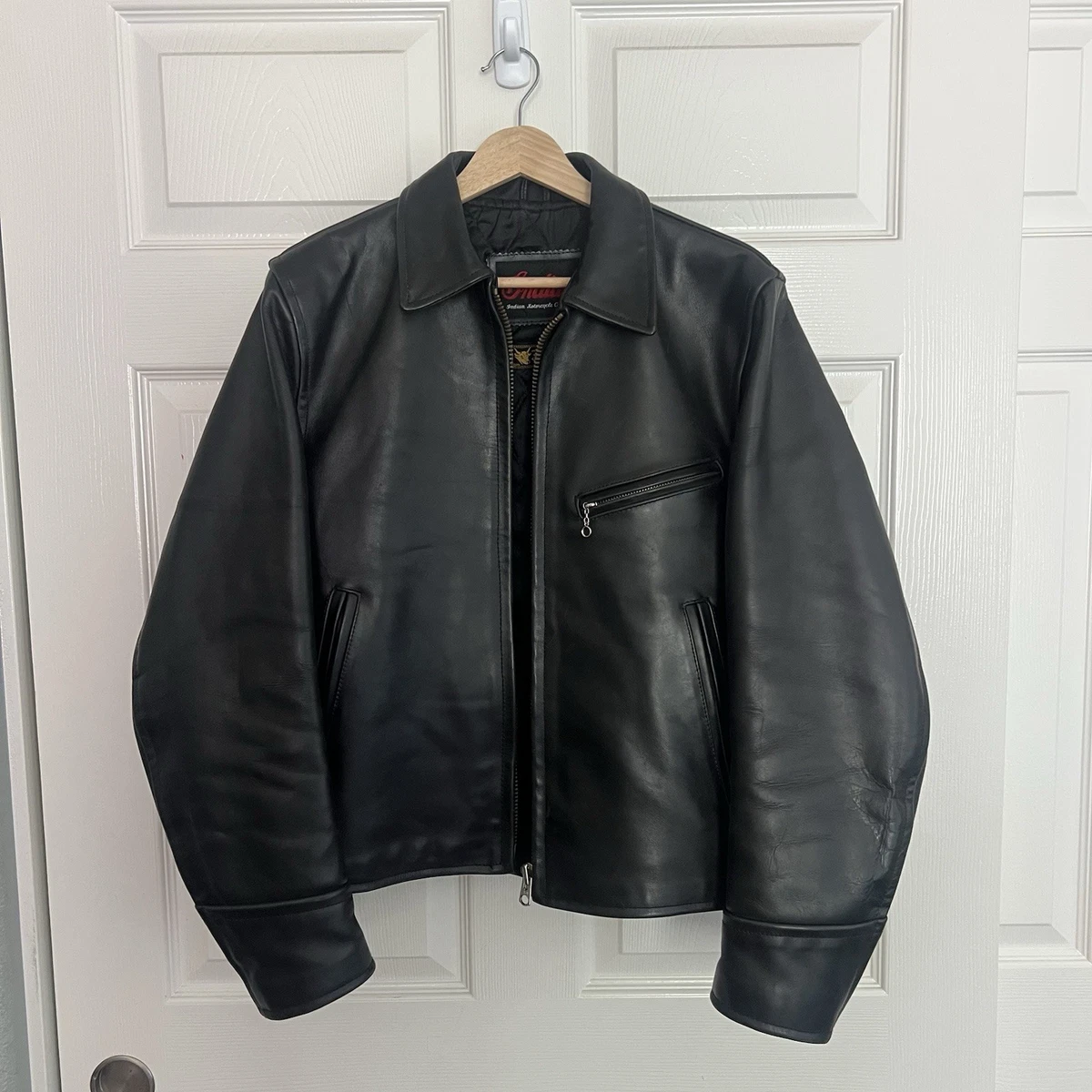 Leather Regular Size XS Vintage Outerwear Coats & Jackets for Men