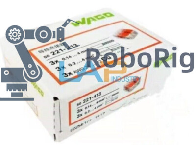 New 50pcs/1box FOR WAGO Terminal Block 221-413 Connector