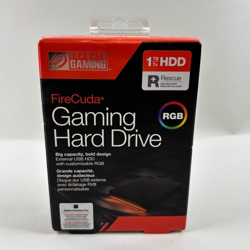 New Seagate External FireCuda 1TB External HDD STKL1000400