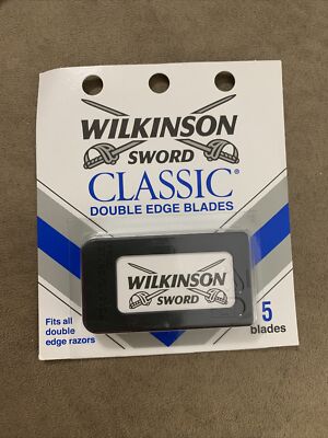 Wilkinson Sword Razor Blade Double Edge Refills for Men 5 Count