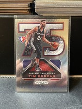 2021-22 Panini Prizm 75th Anniversary Edition Tim Duncan #19 San Antonio Spurs
