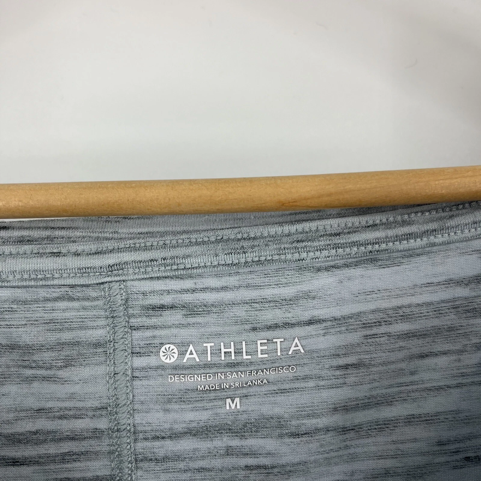 athleta space dye essence flow long sleeve relaxed shirt