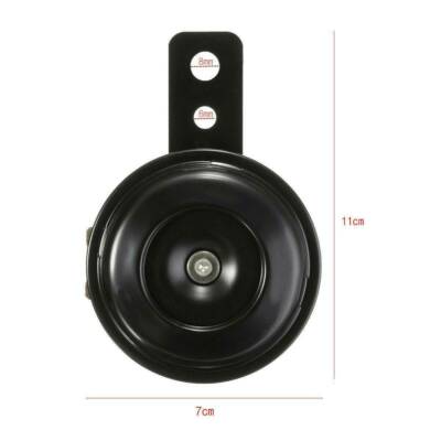 GOZAR Dc 6V 105Db Black Mount Electric Motorcycle Horns Waterproof Metal Security Alarm 3564679437