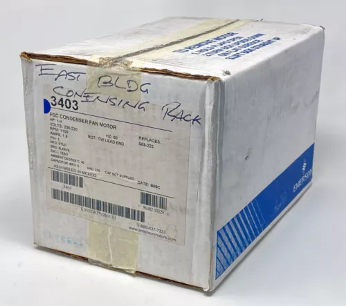 NEW Emerson #3403 PSC Condenser Fan Motor Unused BNIB