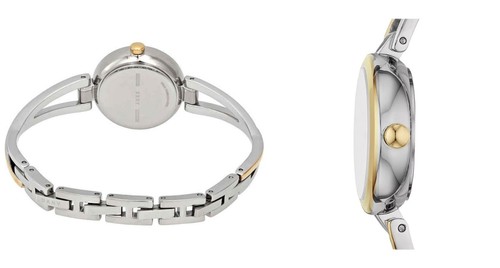 New Authentic DKNY Crosswalk Quartz Silver Dial Two-tone Ladies Watch NY2790 - Bild 2 von 7