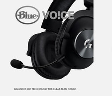 Logitech G Pro X WIRED Gaming Headset with Blue VO CE Technology 981-000817