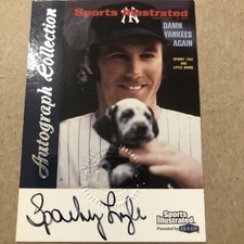 Sparky Lyle NY Yankees 1999 Fleer Sports Illustrated Greats Of The Game Auto