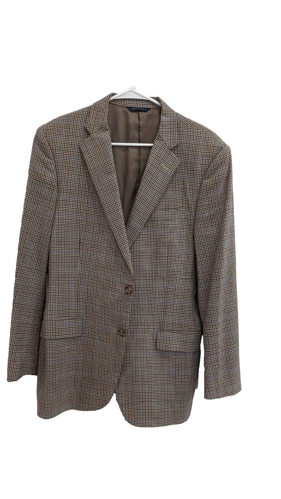 Seda Brooks Brothers trajes y Blazers de cuadros para hombres
