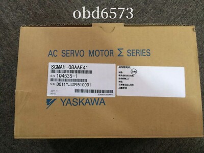 は Express ship New In Box YASKAWA SGMAH-08AAF41 AC SERVO MOTOR