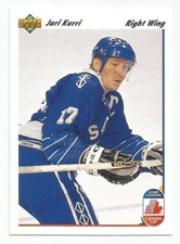 JARI KURRI 1991-92 UPPER DECK CANADA CUP CARD NM-MT CONDITION