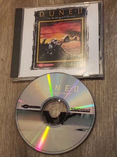 Vintage Dune II 2 The Building of a Dynasty (PC CD, 1997) HTF Game Cdrom 