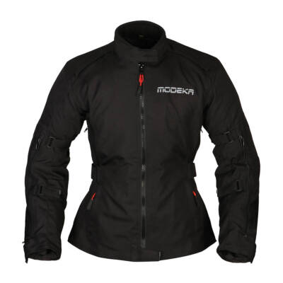 Modeka Luana Lady wasserdichte Motorrad Damen Jacke  Gr. 46 - Schwarz