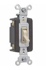 Pass Seymour 664-IG 15 Amp 120 VAC 1-2-3-4-Way Ivory Thermoplastic Toggle Switch