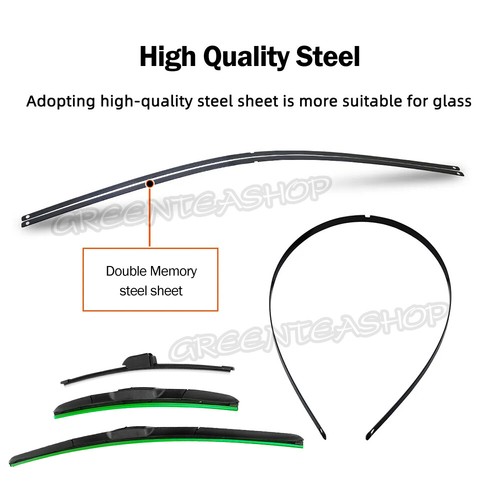 3PCS Windscreen Wiper blades for Hyundai i30 i30CW 2012-2017 GD GD2 front + rear - Picture 5 of 7